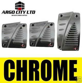 CHROME CAR FOOT PEDALS JEEP CHEROKEE PATRIOT COMMANDER