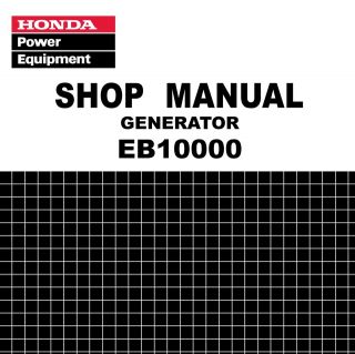 Honda EB10000 10000 Generator Service Repair Manual 61Z26000E1
