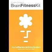 Brainfitness Kit Alpha Relaxation System by Dr. Jeffrey D. Thompson CD 