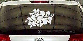 Hibiscus Flower Vinyl Decal Sticker Car Vehicle Bumper Window Sticker