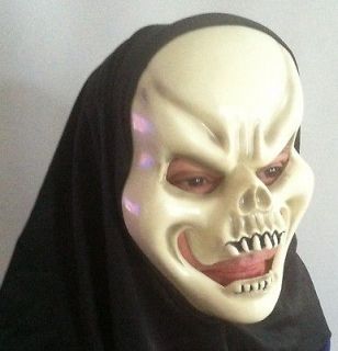 Halloween Costume SCARY ALIEN YOUTH Mask Hooded Shrouded CREEPY