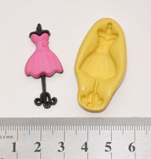DRESS STAND Food Grade Silicone Mould, Chocolate, Cup Cake, Sugarcraft 