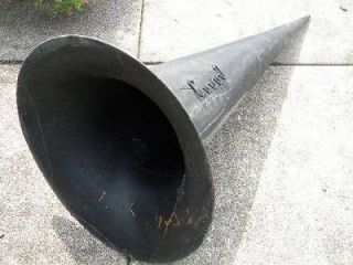 Very Early Edison Columbia 4 FT. All Brass Concert Cylinder 