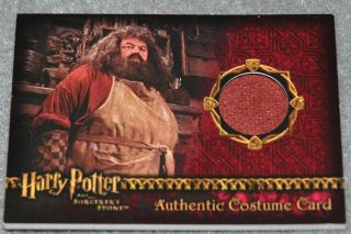 Harry Potter SORCERERS STONE Costume Card 365/710 RUBEUS HAGRID 
