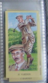 20 Harry Vardon UK Golf Sport card