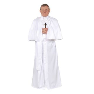 Morris Costumes Ur28161 Pope Adult Deluxe Std Full Length Button Front 