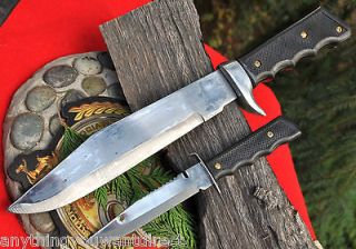 1970s Stainless Bowie 2 Piece United Cutlery w/Sheath Vintage Old 