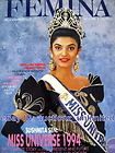 Femina 8 July 1994 Sushmita Sen Miss Universe 1994 India Womens 