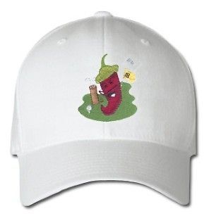   Chili Pepper Sports Sport Design Embroidered Embroidery Hat Cap