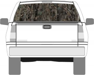 Oak Ambush camo graphics for truck windows 17.7 x 76