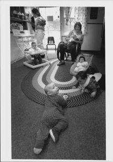 1996 JUDY MCINTOSH WITH KIDS IN A PINCH DAYCARE CENTER LEXINGTON MA 