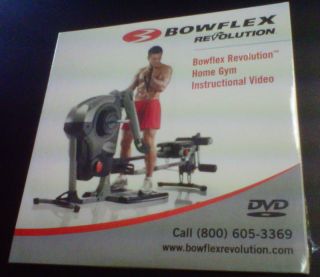 NEW Bowflex REVOLUTION DVD Home Gym Instructional Video