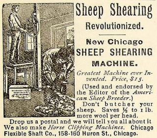   Sheep Shearing Machine Flexible Shaft Horse Clipping 158 Huron Street