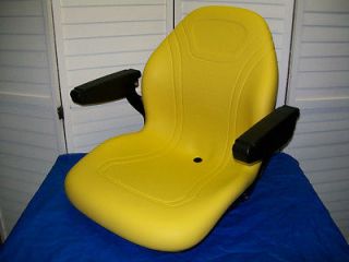 YELLOW HIGH BACK SEAT FOR JOHN DEERE 755, 855 & 955 COMPACT TRACTOR JD