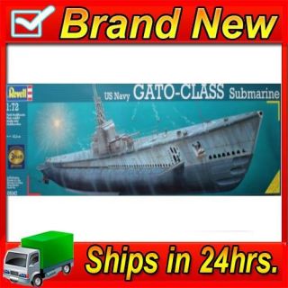 Revell 05047 1/72 American Submarine GATO Class Plastic Model Kit