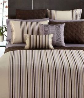 Hotel Collection Quadrus Stripe 400 Deco Quilted King Sham Quilted 