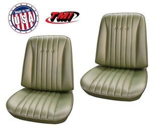 Chevelle Seat Upholstery Covers Full Set Bucket Seats & Rear Seat TMI 