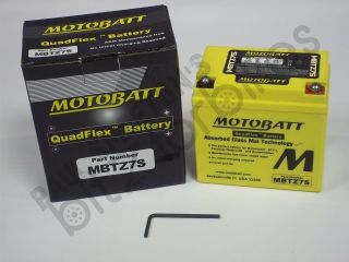   QuadFlex MBTZ7S Battery for a Yamaha YFM 90 Raptor (2009 2010