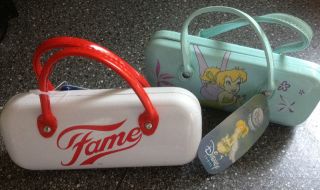 NEW FAME DISNEY TINKERBELL GLASSES SUNSHADE CARRY CASE PURSE WITH 