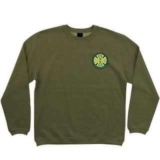 Independent 78 TC Chest Crew Neck Sweatshirt Army Heather   Ships 