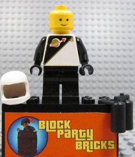 Lego Classic Black Futuron Space Astronaut Minifigure Minifig Minifig 