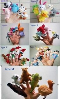 New Baby Kids Educational toys Finger Puppet plush toys T007