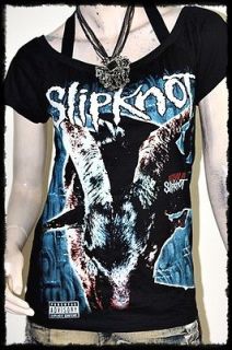slipknot hard punk rock diy short slv tee top shirt