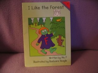 Rare preschool home school reading book Land of the Letter people #3