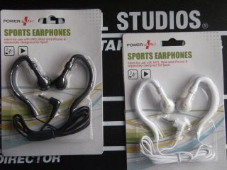   HEADPHONES NEW OVER EAR SPORTS IDEAL FOR  IPOD IPHONE NO MIC WHITE