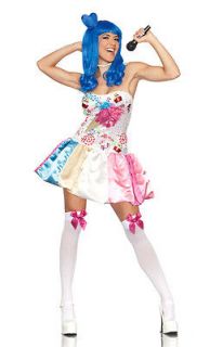 Katy PERRY Candy CUPCAKE California Girls Costume DRESS Adult Women S 