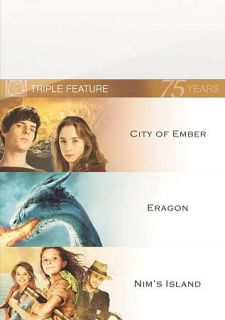Nims Island Eragon City of Ember DVD, 2010, 3 Disc Set, Fox 75th 