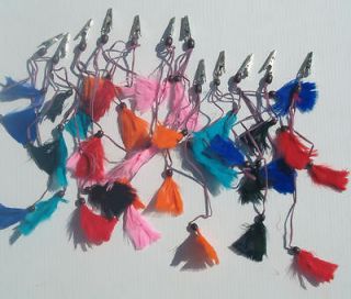 72 ASSORTED 14 FEATHER CLIPS , ROACH CLIPS , ETC. WHOLESALE, FREE 