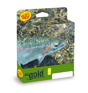  GOLD NEW 2012 WF 6 F #6 WEIGHT FORWARD FLOATING FLY LINE MOSS & GOLD 