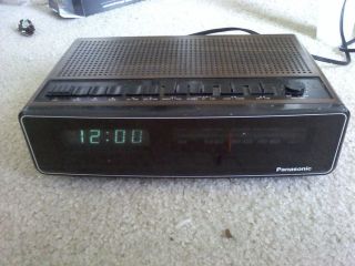 Vintage Radio Alarm Clock Panasonic RC 100 (Hard to Find, Great 