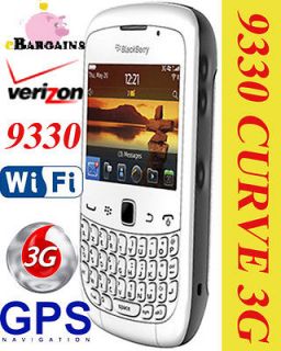  RIM Blackberry 9330 Curve 3G WiFi Phone Verizon NO CONTRACT Page Plus
