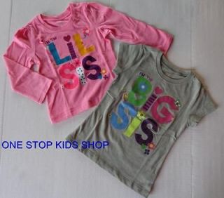   or LITTLE SIS Girls 2T 3T 4T 4 5 6 7 8 10 12 14 Tee SHIRT Top SISTER