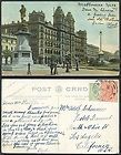Australia QV Victoria Grand Hotel Melbourne postcard used 1906 to USA