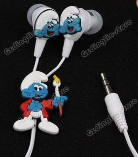 KIDS BOYS SMURF PAINTER HEADSETS FOR IPAD,IPOD,  MP4 PLAYER, X BOX 