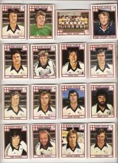 Derby County Panini 78 (1978) old football sticker set