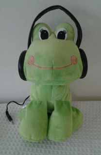 14 Jay at Play IFlops Green Frog Speaker Headphones  Hook up Plush 
