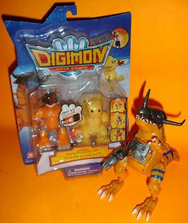 Digimon Data Squad AGUMON to GEOGREYMON Lightning Digivolving Action 