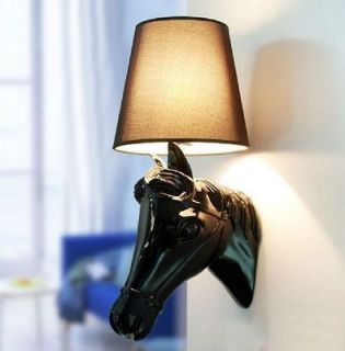 New Modern Horse Head Wall Lamp Light House bedroom Lighting parlour