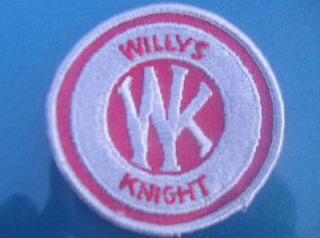 AWESOME 1960s WILLYS KNIGHT MECHANICS PATCH