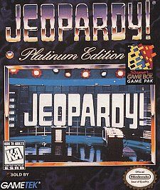 Jeopardy Platinum Edition Nintendo Game Boy, 1996