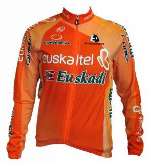 ETXEONDO Team Euskaltel CYCLING JERSEY Long Sleeve Orange