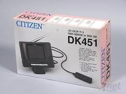 Citizen DK451 3.8 in. LCD Color TV/ Video Monitor