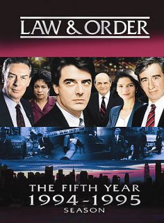 Law Order   The Fifth Year DVD, 2007, 5 Disc Set