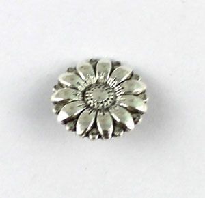 60PCS Tibetan silver sunflower button beads FC15359