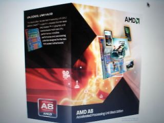 AMD A Series APU CPU GPU Quad Core A8 3870K 3.0 GHz FM1 Retail Black 