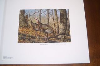 1984 NWTF Wild Turkey Print by Richard Plasschaert #10
